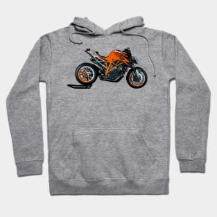 Super Duke Bike Illustration Hoodie